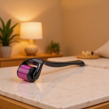 Mikroigličasti roller za lice, kozmetički alat za njegu kože, neto težina 73 g, pakiranje 100, uređaj za njegu kože