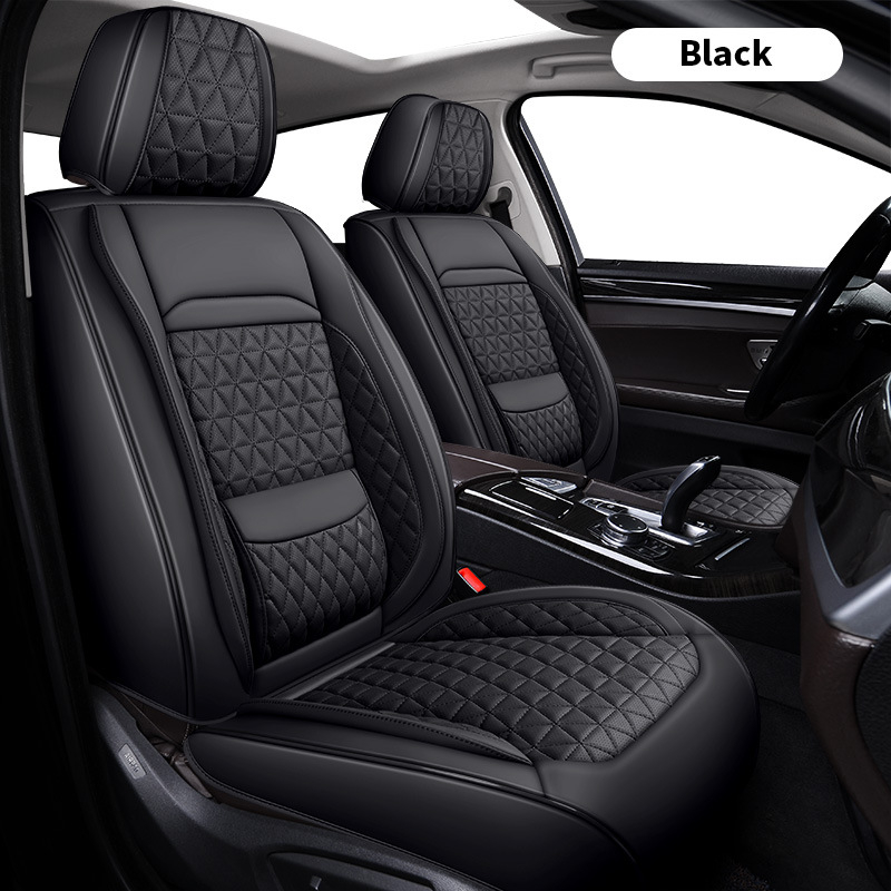 Set navlaka za autosjedalice od prave kože, pet dijelova, univerzalno za sve sezone, potpuno obuhvaćanje