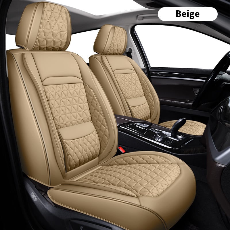 Set navlaka za autosjedalice od prave kože, pet dijelova, univerzalno za sve sezone, potpuno obuhvaćanje