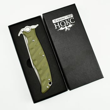 Sklopivi nož s G10 drškom, za vanjsku upotrebu, samoobrana, prijenosno, brzo otvaranje