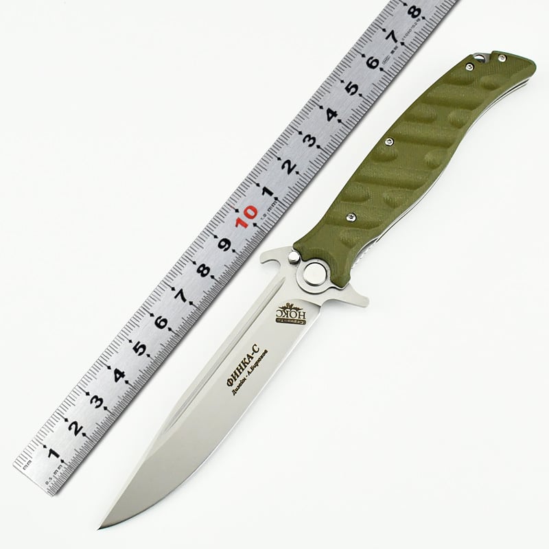 Sklopivi nož s G10 drškom, za vanjsku upotrebu, samoobrana, prijenosno, brzo otvaranje