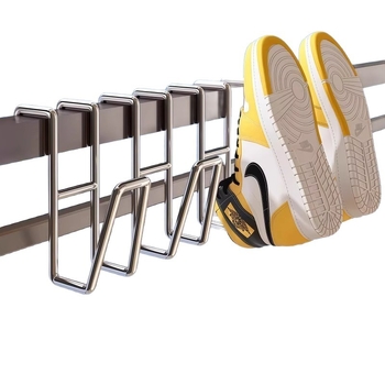 Nerđajući čelični vješak za cipele, jednostavan dizajn s jednim kukom, vanjska upotreba na balkonu, nosivost 1-3 kg