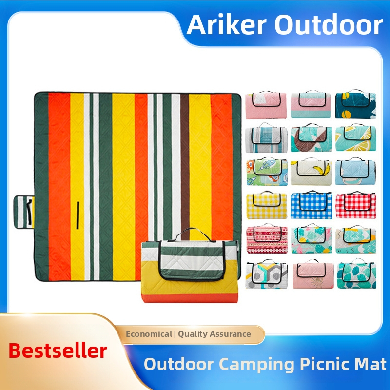 Eric vonkajší kempingový matrac – hrubý, proti vlhkosti, protišmykový, skladací pre 2–4 osoby