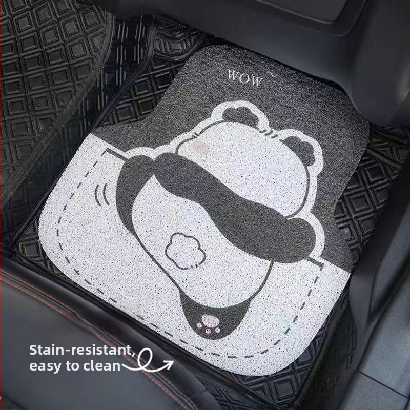 Covorașe auto Capybara — Decorativ, Rezistente la murdărie și uzură, Ușor de curățat (Logo imprimat, Potrivire generală, Personalizare disponibilă)