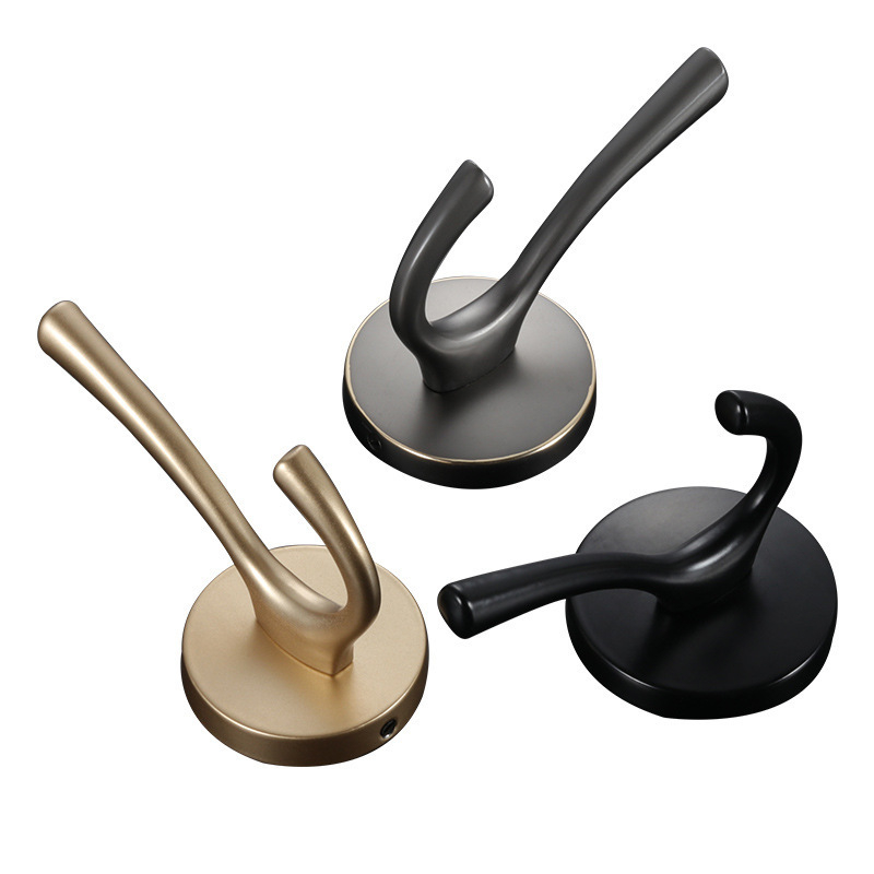 Vješalica za odjeću iza vrata – model SC; materijal: cinkova legura; površinska obrada: oksidacija; uporaba: iza vrata; stil: moderni minimalistički