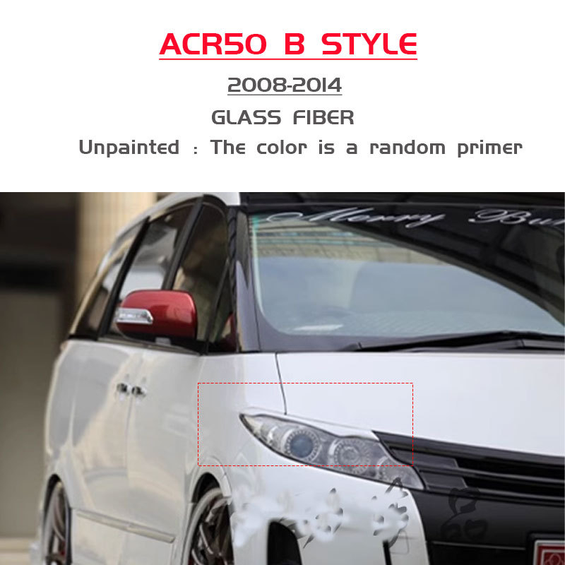 HG Sprâncene pentru faruri din fibră de carbon pentru Acr50 Daihatsu Previa/Estima Tarago