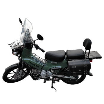 Kožna bočna torbica za Honda Baby CC110 motocikl s brzom otpuštanjem, dodatak nosaču prtljage, Yuyang