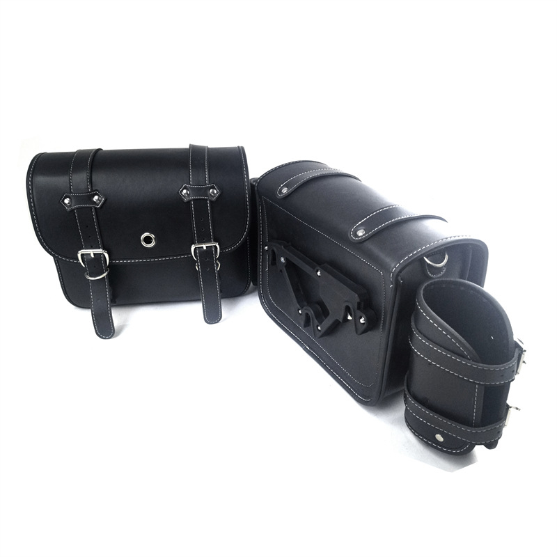 Kožna bočna torbica za Honda Baby CC110 motocikl s brzom otpuštanjem, dodatak nosaču prtljage, Yuyang