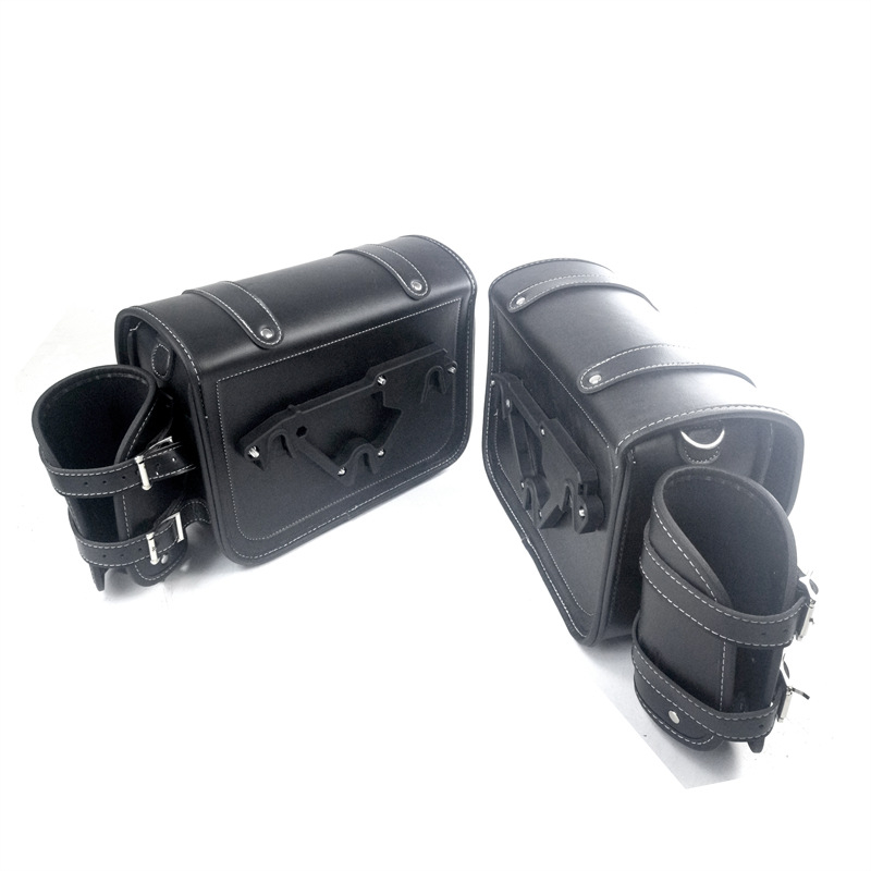 Kožna bočna torbica za Honda Baby CC110 motocikl s brzom otpuštanjem, dodatak nosaču prtljage, Yuyang