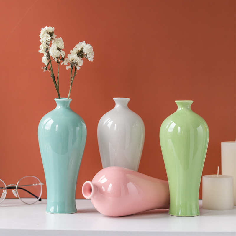 Κεραμικό βάζο, χειροποίητο, ψημένο σε υψηλή θερμοκρασία, απλό και μοντέρνο ύφος, κατάλληλο για γραφεία, ξενοδοχεία και διακόσμηση σπιτιού