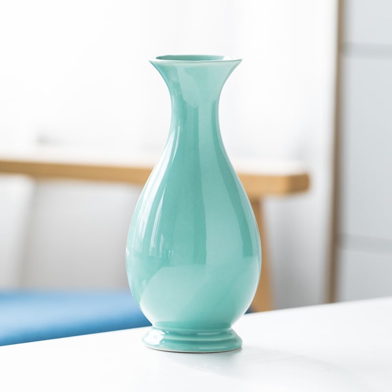 Κεραμικό βάζο, χειροποίητο, ψημένο σε υψηλή θερμοκρασία, απλό και μοντέρνο ύφος, κατάλληλο για γραφεία, ξενοδοχεία και διακόσμηση σπιτιού