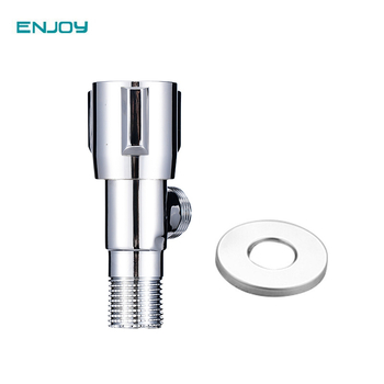 Valvă de colț din cupru, instalare în perete, presiune de lucru 0,75 MPa, diametru interior 20 mm, model cu 4 porturi