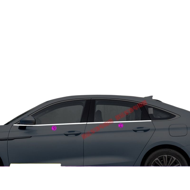 Bandă decorativă pentru marginea ferestrei pentru Chery Arrizo 8 și Fengyun A8 – Oțel inoxidabil, decor auto pentru uși și ferestre