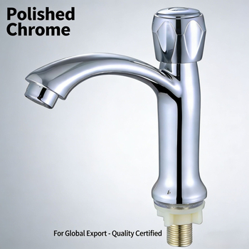 Alá helyezett mosdó csap kerámiás korong szeleppel, egynyílású, felnyitható, ABS test, hideg víz ellátás