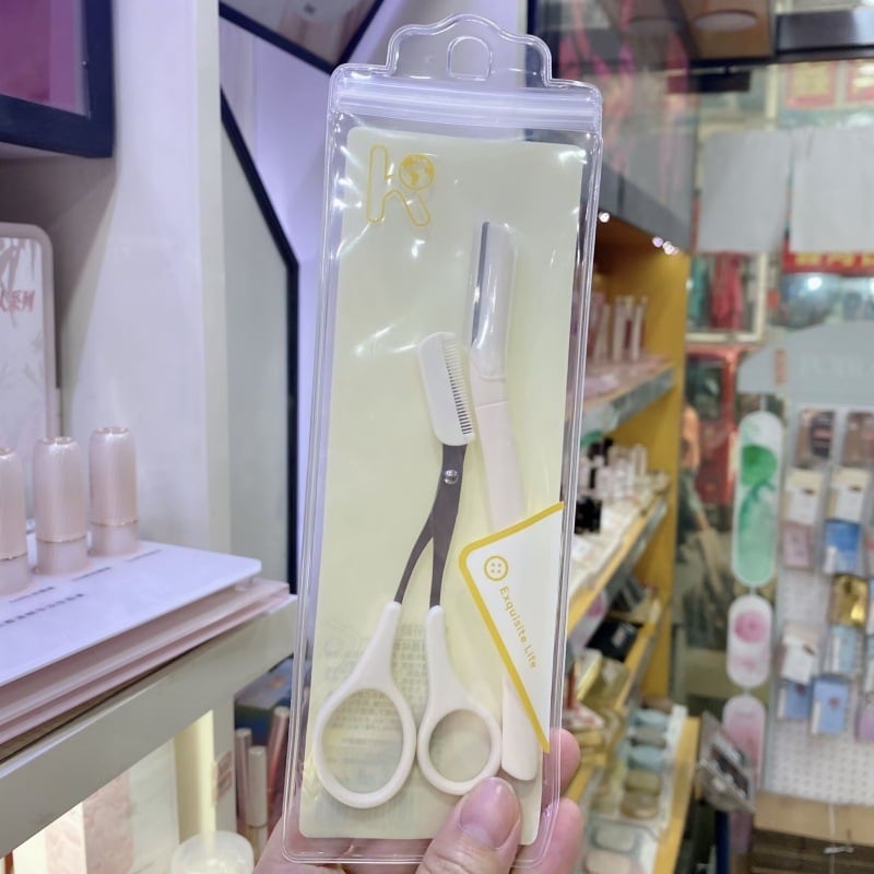 Set za oblikovanje obrva Colorful fenling – ABS + nehrđajući čelik, model F6040, porijeklo Guangzhou