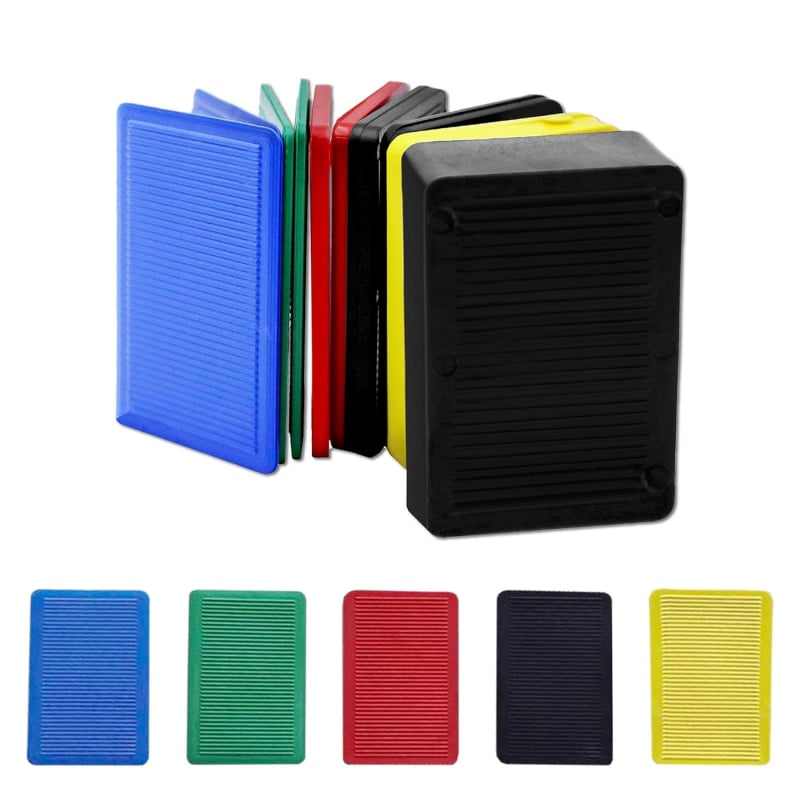 Ablak-támasz – PP műanyag spacer blokkok a teherhordó telepítéséhez ablakok és ajtók esetén; vastagság 1,5–10 mm