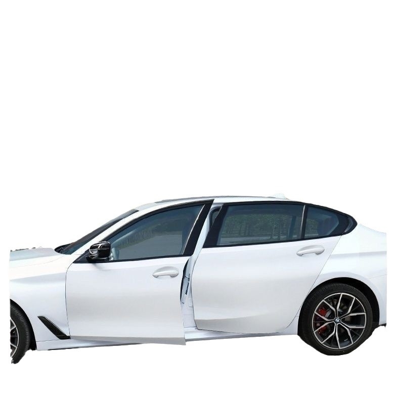 Bandă decorativă pentru geamuri și uși pentru BMW iX3, Seria 5, i3, X1 — oțel inoxidabil, finisaj titan