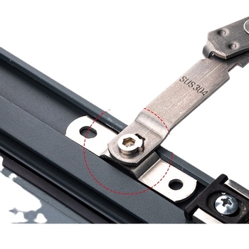 Felsőnyílású ablak korlátozó – 304 Rozsdamentes acél, szélvédő rúd, biztonsági zár, mikroventiláció