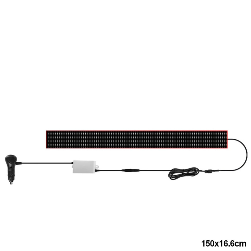 Εσωτερικό φως αυτοκινήτου με ευέλικτη RGB οθόνη – σχέδιο ματιού διαβόλου, 12–24V, 5W, υλικό LED+PV+gel σιλικόνης