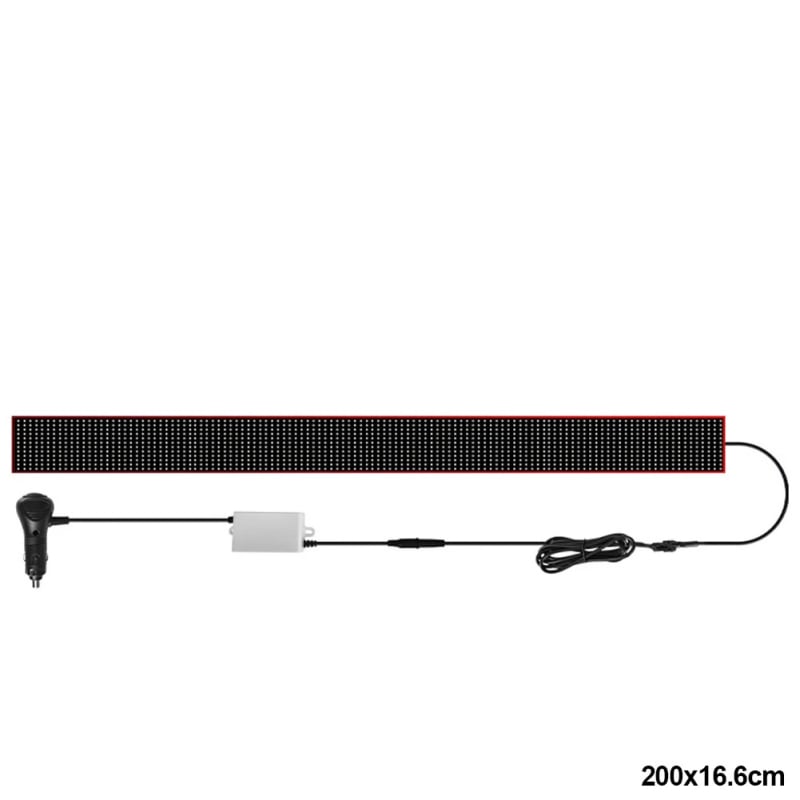 Εσωτερικό φως αυτοκινήτου με ευέλικτη RGB οθόνη – σχέδιο ματιού διαβόλου, 12–24V, 5W, υλικό LED+PV+gel σιλικόνης