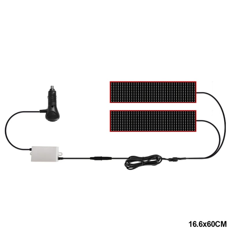 Εσωτερικό φως αυτοκινήτου με ευέλικτη RGB οθόνη – σχέδιο ματιού διαβόλου, 12–24V, 5W, υλικό LED+PV+gel σιλικόνης