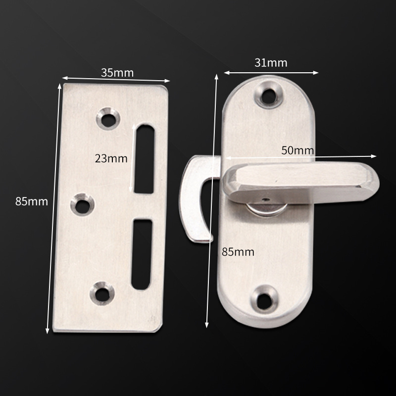 Wittrand zasun od nehrđajućeg čelika 304 za klizna vrata, model 3-035 buckle B, moderan stil