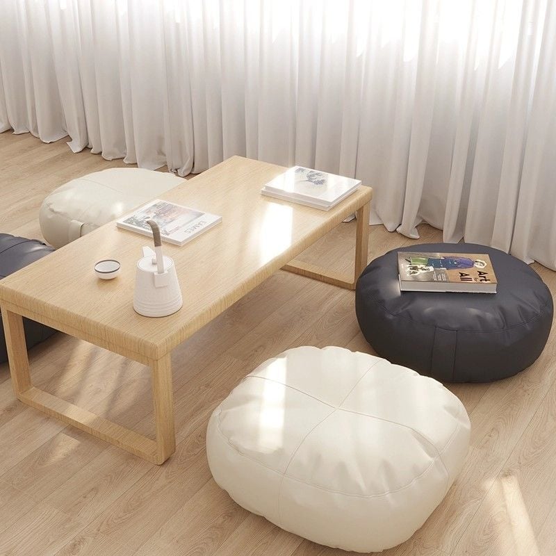 Kožni jastuk za pod, japanski tatami stil, minimalistički dizajn, za dnevni boravak, spavaću sobu ili balkon