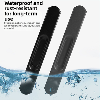 Zámok s háčikom z nerezovej ocele, guľatá hlava, jednostranný a obojstranný, elektrolyticky pokovovaný povrch, pre balkónové posuvné dvere