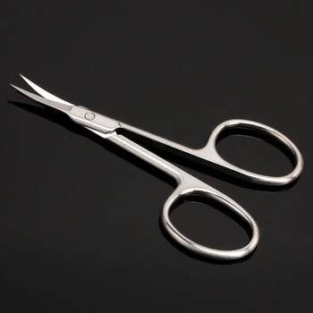 Nerđajući čelik škarice za obrve s oštrim vrhovima – alat za šminkanje obrva i trepavica, Grand Exhibition, 14,8 g