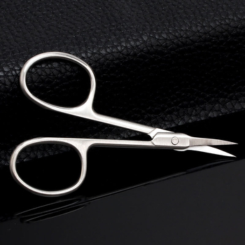 Nerđajući čelik škarice za obrve s oštrim vrhovima – alat za šminkanje obrva i trepavica, Grand Exhibition, 14,8 g