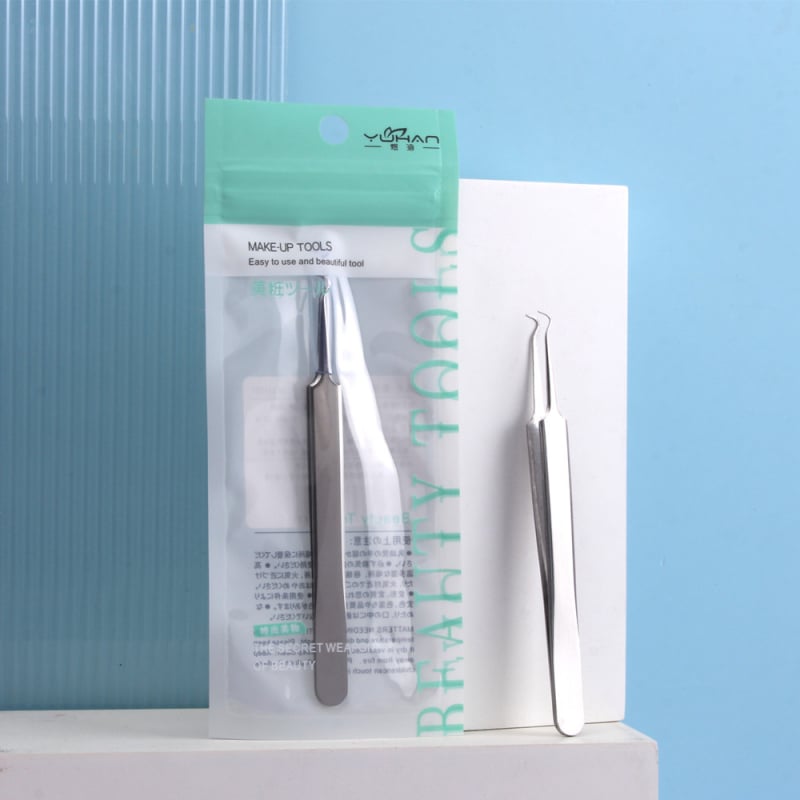 Инструмент за акне от неръждаема стомана: игла за изцеждане и пинсета за черни точки (Yuhan; материал: неръждаема стомана; Частна марка: Да; Предназначен за обща употреба)