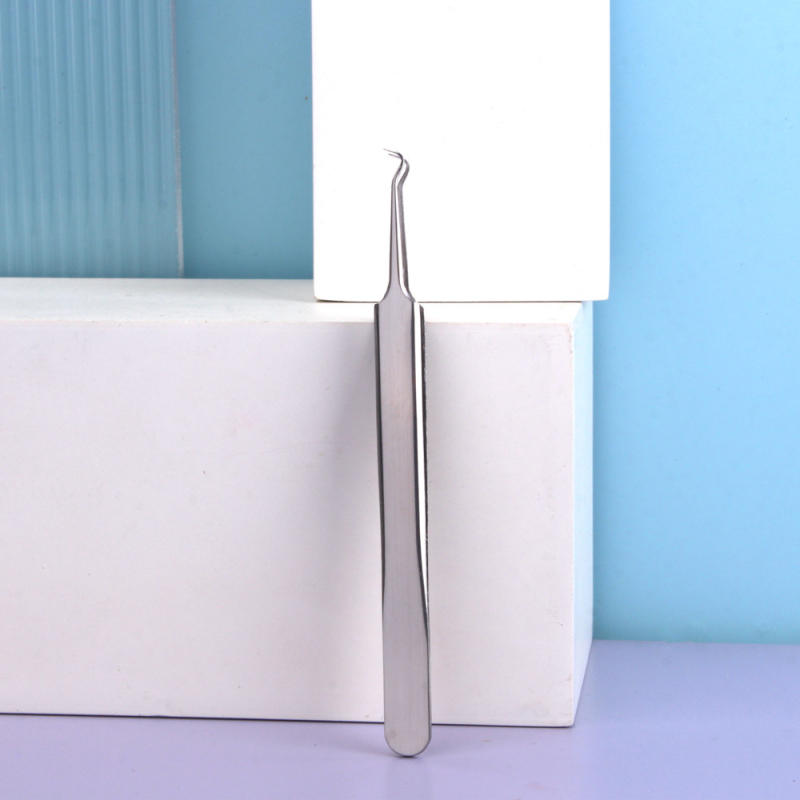 Инструмент за акне от неръждаема стомана: игла за изцеждане и пинсета за черни точки (Yuhan; материал: неръждаема стомана; Частна марка: Да; Предназначен за обща употреба)