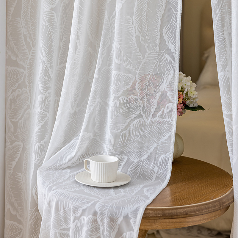 Δαντελένια πολυεστερική κουρτίνα πόρτας σε γαλλικό ρετρό στυλ για πόρτα με αψίδα, τύπος κουρτίνας: οθόνη πόρτας, σαλόνι, μοτίβο φυτά και λουλούδια, τοποθέτηση με γάντζο