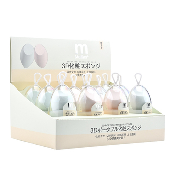 Marian 3D kozmetické vajíčko, hydrofilný polyuretán makeup špongia, kapkovitý tvar