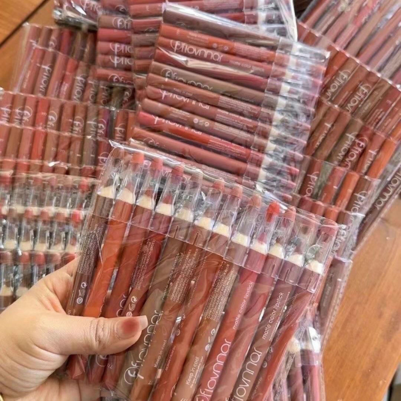 Filorma ajakceruza készlet, 12 db, vízálló, hosszú tartósságú, matt befejezés, könnyű felhordás