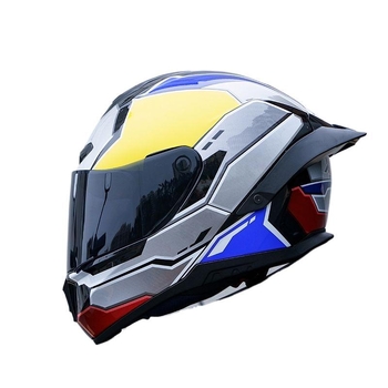 Casca moto unisex, full-face, carcasă ABS, certificat TCO99, pregătită pentru drum, utilizare de iarnă