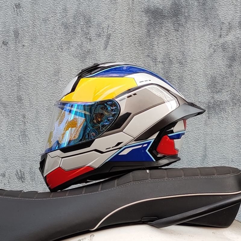 Casca moto unisex, full-face, carcasă ABS, certificat TCO99, pregătită pentru drum, utilizare de iarnă