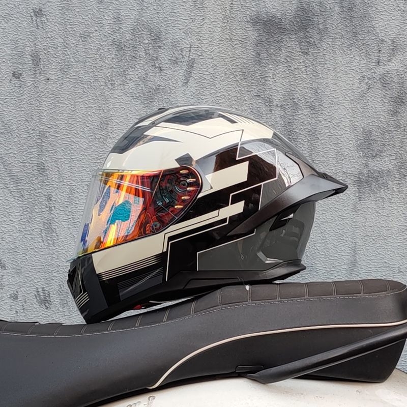 Casca moto unisex, full-face, carcasă ABS, certificat TCO99, pregătită pentru drum, utilizare de iarnă