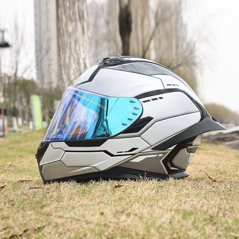 Casca moto unisex, full-face, carcasă ABS, certificat TCO99, pregătită pentru drum, utilizare de iarnă