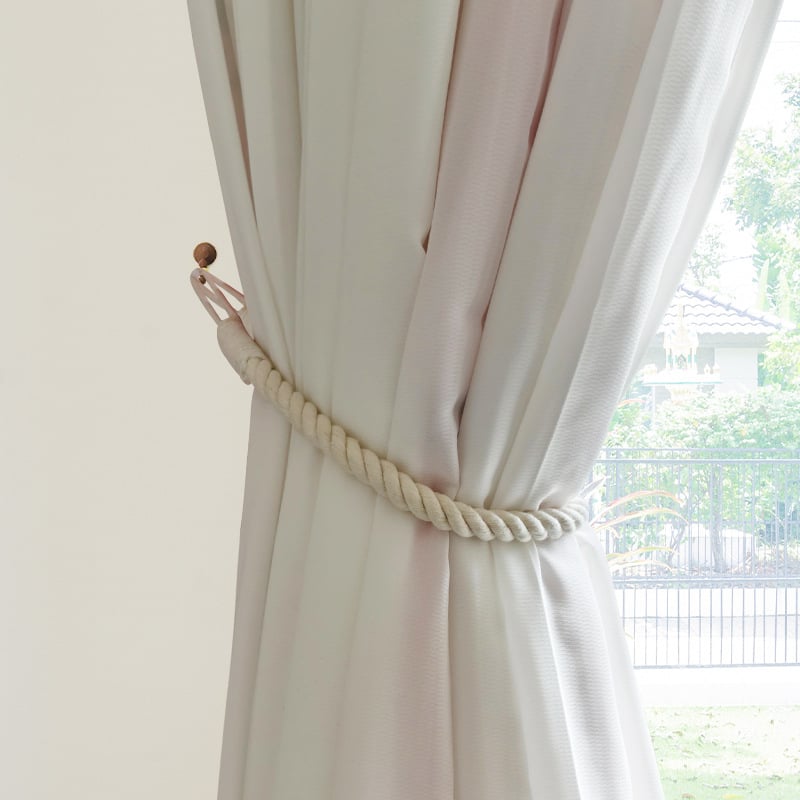 Завръзки за пердета, ръчно тъкани памучно‑ленени въжета, модел YCL021, марка Yichenlong, стил Нордик
