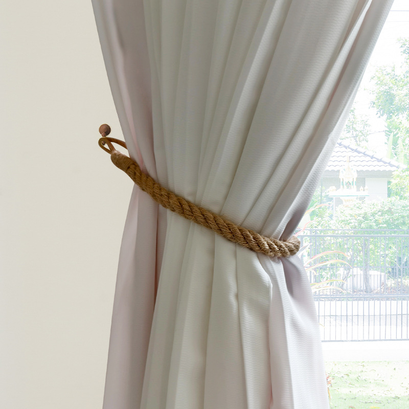 Завръзки за пердета, ръчно тъкани памучно‑ленени въжета, модел YCL021, марка Yichenlong, стил Нордик