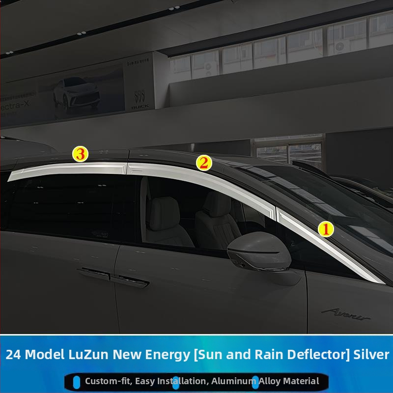 Dážďová ochranná ozdoba obočia pre Buick GL8 ES/653T/652T — Just Right, Materiál: Iný, Spracovanie: Prispôsobenie k dispozícii