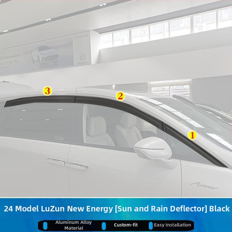 Dážďová ochranná ozdoba obočia pre Buick GL8 ES/653T/652T — Just Right, Materiál: Iný, Spracovanie: Prispôsobenie k dispozícii