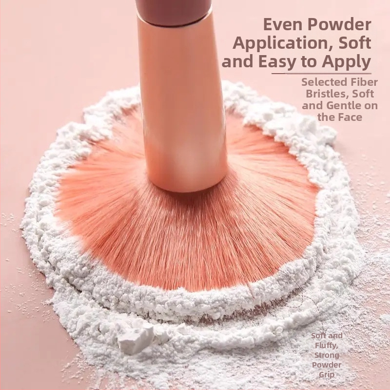 8-брой четки за грим за начинаещи с преносим кожен несесер за съхранение на пълен набор козметични инструменти — марка Friendly, произход Yiwu