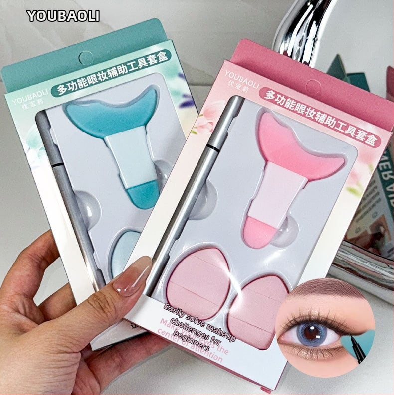 Youbaoli višefunkcionalni set alata za šminkanje očiju – eyeliner i puder za oči, sve-u-jednom, proizvedeno u Guangdongu