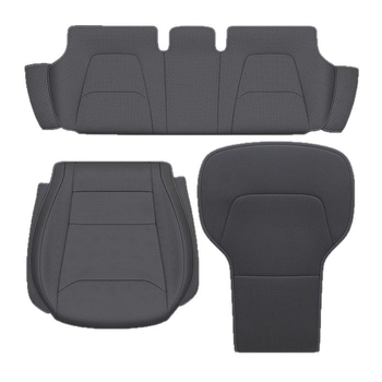 Zaštitna jastučnica za sjedalo Tesla Model Y — memory foam punjenje, PU površina, prozračna, set,Originalni stil
