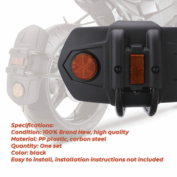 Βάση φρυδιού προστασίας για ηλεκτρικό μοτοποδήλατο MF019, πλαστικό, διευρυμένη έκδοση, καθολικά συμβατή με Honda, BMW, Yamaha, Kawasaki