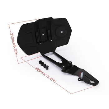 Βάση φρυδιού προστασίας για ηλεκτρικό μοτοποδήλατο MF019, πλαστικό, διευρυμένη έκδοση, καθολικά συμβατή με Honda, BMW, Yamaha, Kawasaki