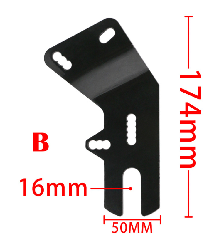 Βάση φρυδιού προστασίας για ηλεκτρικό μοτοποδήλατο MF019, πλαστικό, διευρυμένη έκδοση, καθολικά συμβατή με Honda, BMW, Yamaha, Kawasaki