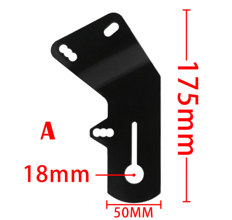 Βάση φρυδιού προστασίας για ηλεκτρικό μοτοποδήλατο MF019, πλαστικό, διευρυμένη έκδοση, καθολικά συμβατή με Honda, BMW, Yamaha, Kawasaki